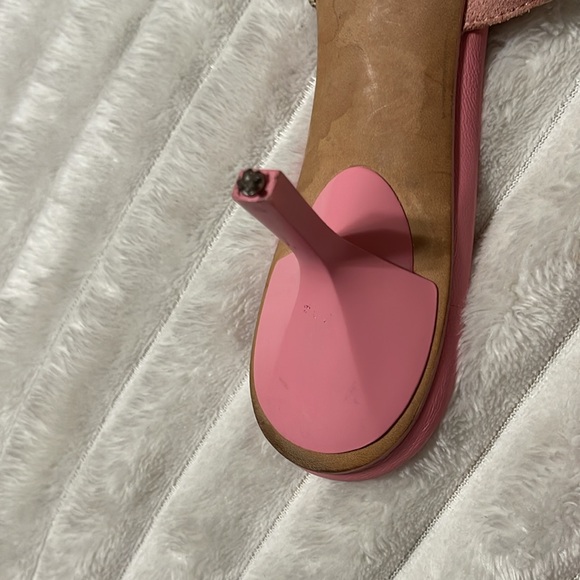 Gucci Y2K Pink Monogram Strappy Kitten Heels | Size 8 - Picture 12 of 14